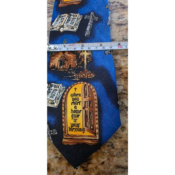 Roberto Cellini Lot of 3 Religious Ties - Picture 6 of 10